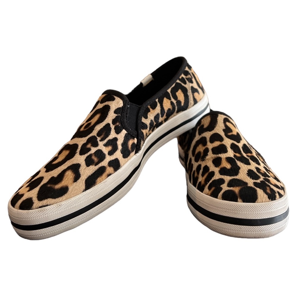 Keds X Kate Spade New York Double Decker Leopard-print Sneakers
Size 7